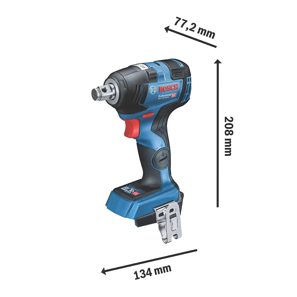 Clé à choc Sans Fil Brushless Bosch GDS18 V-200C 18V Li-ion CoolPack - Sans Batterie 5 Clé à choc Sans Fil Brushless Bosch GDS18 V-200C 18V Li-ion CoolPack - Sans Batterie – Image 3