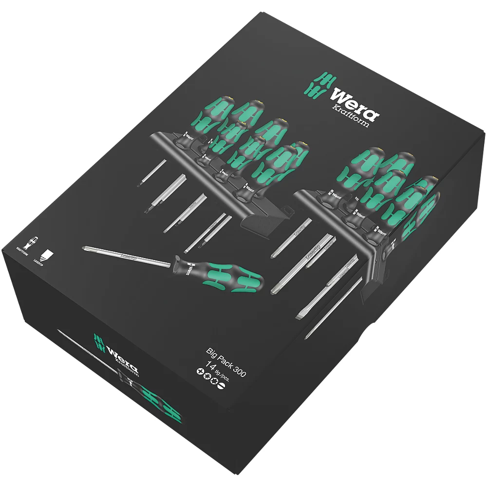 Assortiment De Tournevis Kraftform Plus Wera 16 pièces 4 Assortiment De Tournevis Kraftform Plus Wera 16 pièces – Image 2