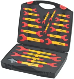 Jeu De Clés Plates Isolées électriques à Fourche Simple Wiha 20 pièces