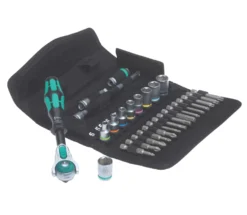 Assortiment De Cliquets 5-en-1, De Douilles Et D'embouts à Entraînement 1/4" Zyklop Wera 28 pièces