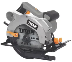 Scie Circulaire Filaire Titan TTB874CSW 1 200W 165mm 240V