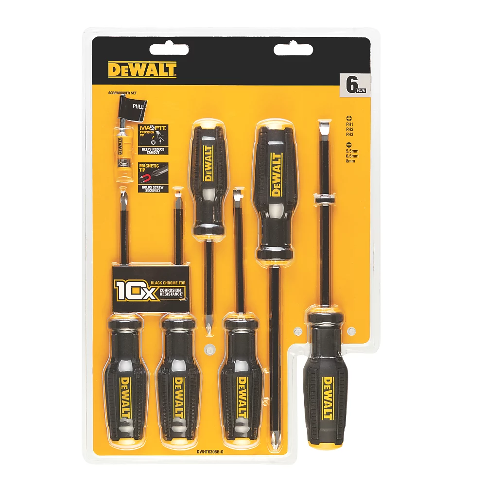 Assortiment De Tournevis De Démolition DeWALT MaxFit, 6 pièces 5 Assortiment De Tournevis De Démolition DeWALT MaxFit, 6 pièces – Image 3