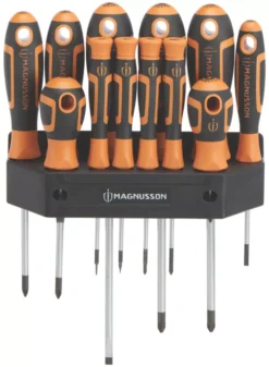 Assortiment De 12 tournevis Magnusson