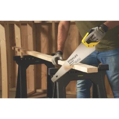 Scie à Main Pour Bois/aggloméré/MDF 7 dents/pouce Stanley Jetcut 17¾" (450mm) -Accueil-Outils ae235 2023
