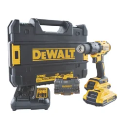 Perceuse à percussion Sans Fil Brushless DCD778D2TA 2x2,0Ah Au Lithium XR DeWalt 18V