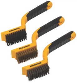 Lot De 3 brosses Métalliques Larges Roughneck
