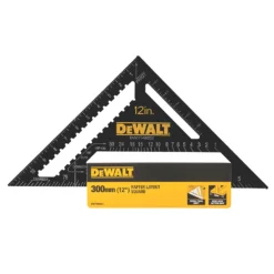 Équerre De Charpentier DeWalt DWHT46032-0 12" (300mm) -Accueil-Outils ae235 2788