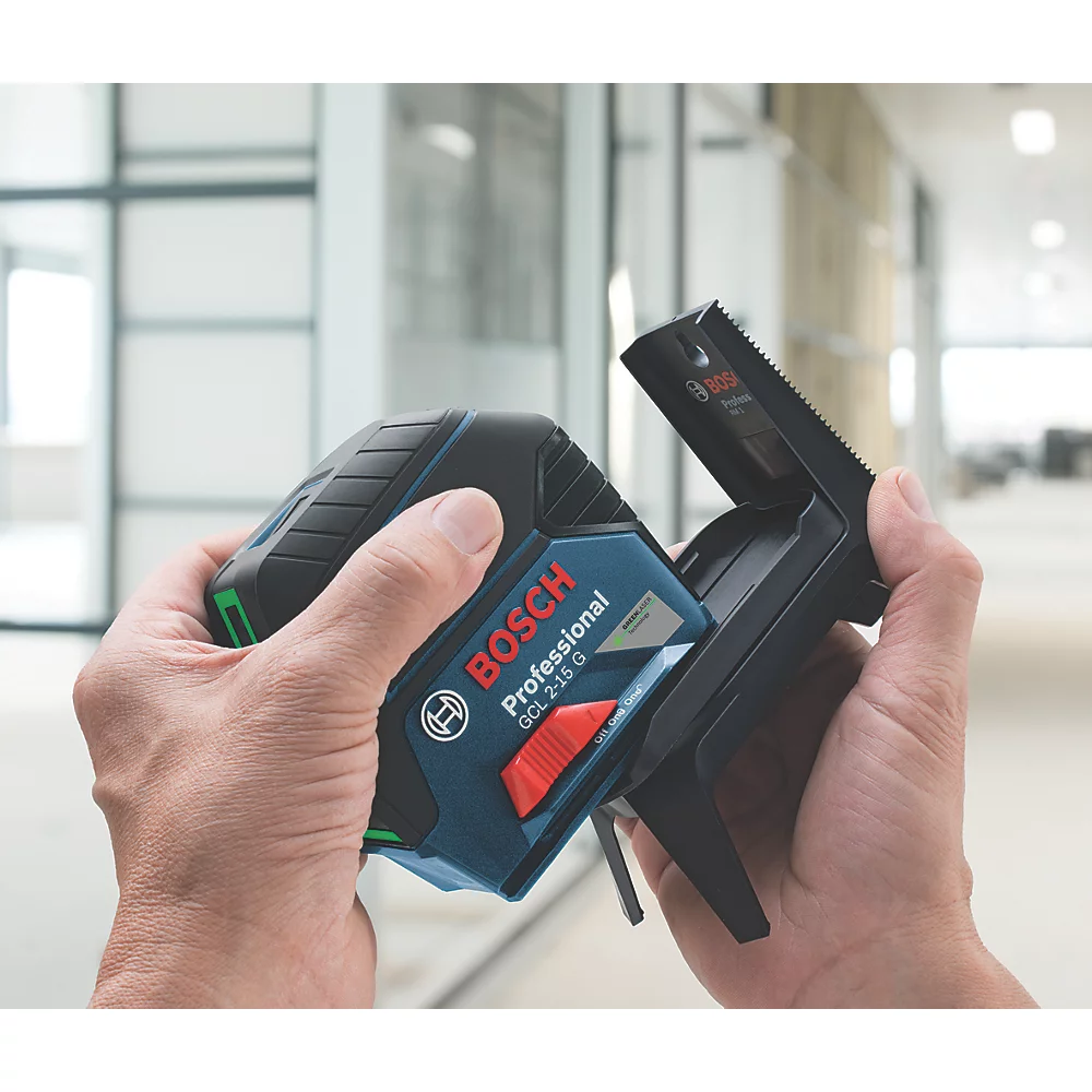 Niveau Laser En Croix à Mise à Niveau Automatique Vert GCL215G Bosch 4 Niveau Laser En Croix à Mise à Niveau Automatique Vert GCL215G Bosch – Image 2