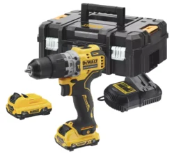 Perceuse Visseuse à percussion Sans Fil Brushless DeWalt DCD706D2-QW XR Li-Ion 12V 2,0Ah