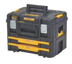 Rangement D'outils DeWalt TSTAK 2.0 Avec 2 tiroirs Peu Profonds