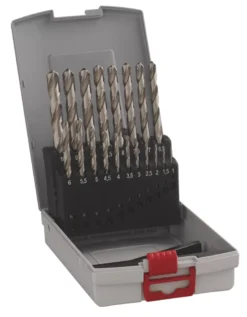 Jeu De 19 Forets HSS à Emmanchement Droit Twist Bosch