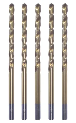 Forets HSS Longs Erbauer 5 X 132mm, Lot De 5