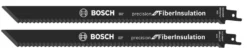 Lot De 2 lames De Scie égoïne Bosch S1213AWP Avec Isolation En Fibre 300mm