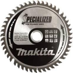 Lames De Scie Spéciale à Bois Makita 165 X 20mm, 48T, Lot De 1