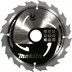 Lame De Scie Circulaire à Bois Mforce Makita 190 X 30mm, 12T, Lot De 1