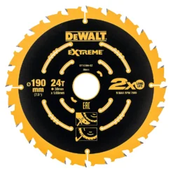 Lames De Scie Circulaire 24 dents DeWalt Extreme 190 X 30mm, Lot De 3 -Accueil-Outils ae235 3944