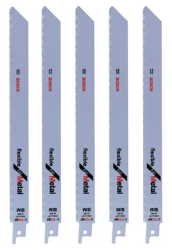 Lot De 5 lames De Scie égoïne Bosch S1122BF 225mm