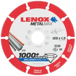 Disque De Coupe Diamant Pour Métal Lenox 125 X 22,2mm