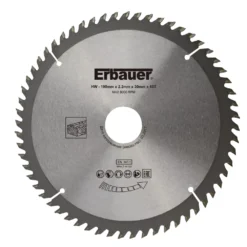 Lame De Scie Circulaire Bois Erbauer Ø190 X30/25/20/16 Coupe Fine 60 Dents