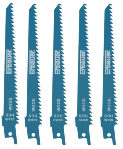Lames De Scie égoïne Erbauer S644D 150mm, Lot De 5