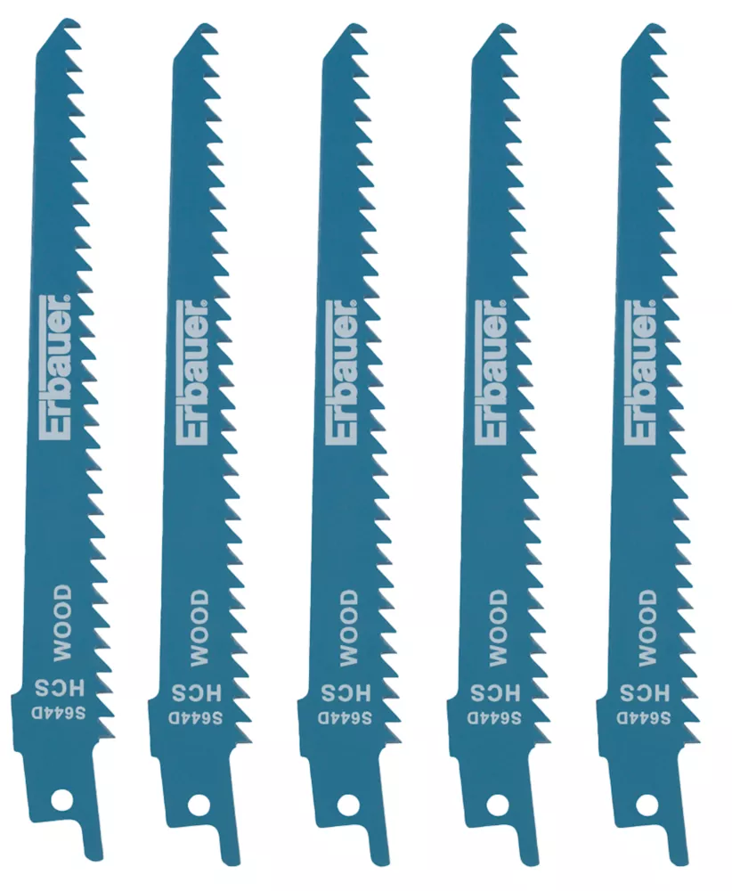 Lames De Scie égoïne Erbauer S644D 150mm, Lot De 5 3 Lames De Scie égoïne Erbauer S644D 150mm, Lot De 5