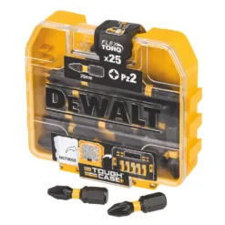 Embouts De Visseuse à Choc à Torsion DeWalt PZ2 X 25mm, Lot De 25