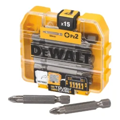 Coffret D'embouts De Visseuse DeWalt PZ2 X 50mm, Lot De 15