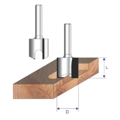 Erbauer Fraise à Charnière à Coins Arrondis à Tige De ¼" 20 x 19mm -Accueil-Outils ae235 4086