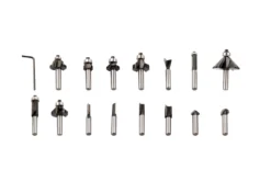 Fraise De Défonceuse Universal 8 Mm, En Coffret De 15 Pièces