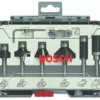 Lot De 6 fraises Droites à Rognure ¼" Pour Défonceuse Bosch -Accueil-Outils ae235 4150