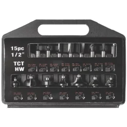 Trend Jeu De 15 fraises à Toupiller à Tige De ½" Pour Débutant -Accueil-Outils ae235 4153