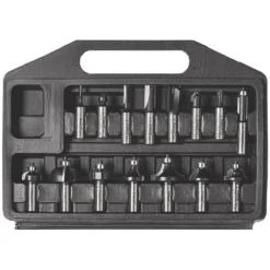 Trend Jeu De 15 fraises à Toupiller à Tige De ½" Pour Débutant -Accueil-Outils ae235 4154