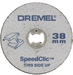 5 Disques Métaux à Tronçonner Dremel SpeedClic 38 Mm