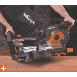 Scie à onglet Coulissante électrique à simple Chanfrein Evolution R210SMS+ / 048-0003A 210mm 220-240V 13 Scie à onglet Coulissante électrique à simple Chanfrein Evolution R210SMS+ / 048-0003A 210mm 220-240V -Accueil-Outils ae235 468