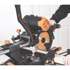 Scie à onglet Coulissante électrique à double Chanfrein Evolution R255SMS-DB+ / 053-0003A 255mm 220-240V -Accueil-Outils ae235 483