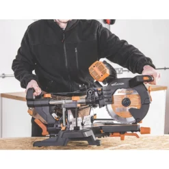 Scie à onglet Coulissante électrique à double Chanfrein Evolution R255SMS-DB+ / 053-0003A 255mm 220-240V -Accueil-Outils ae235 484