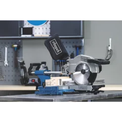Scie à onglet Multiusage Coulissante électrique à simple Chanfrein Scheppach HM110MP 254mm 230V -Accueil-Outils ae235 505