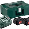 Ensemble De 2 batteries Et Chargeur Metabo 18V 5,2Ah Li-ion CAS -Accueil-Outils ae235 584