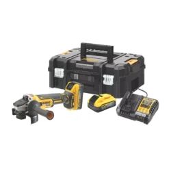 Meuleuse Sans Fil Brushless DeWalt DCG409H2T-QW 18V 2 X 5,0Ah Li-ion XR 5"