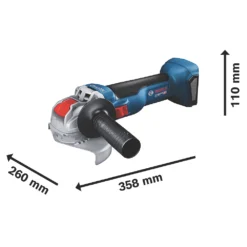 Meuleuse D'angle Sans Fil Brushless Bosch GWX18 V-10 18V Li-Ion Coolpack 125 Mm - Sans Batterie -Accueil-Outils ae235 865